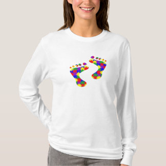 Footprints on your heart ladies hoody !