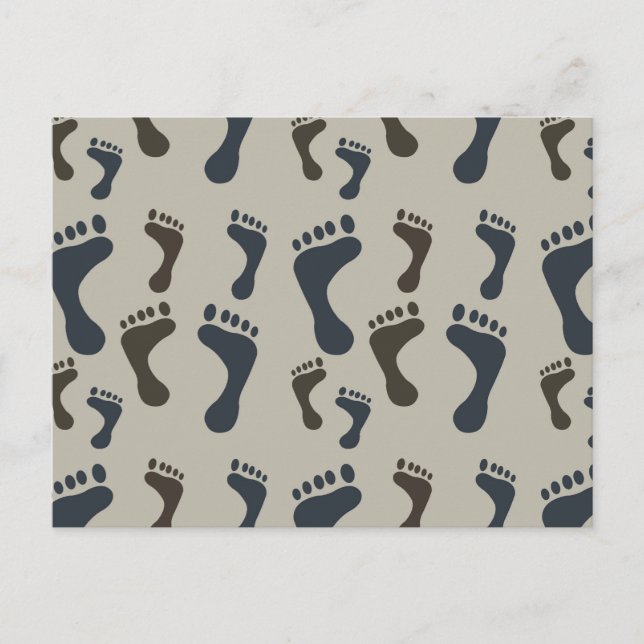 Footprints Postcard (Front)