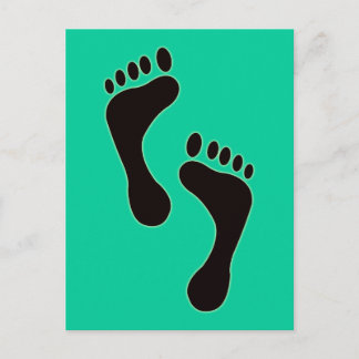 Footprints Postcard