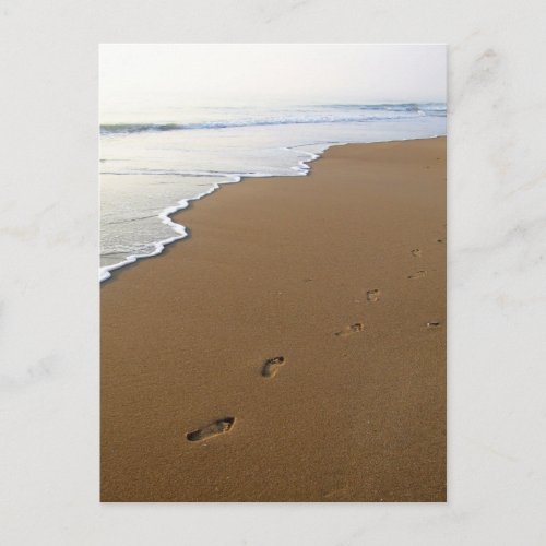 Footprints Postcard