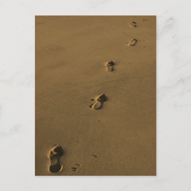 footprints postcard (Front)