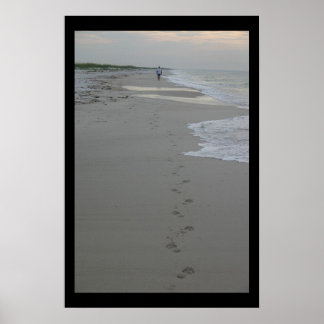 footprints poster
