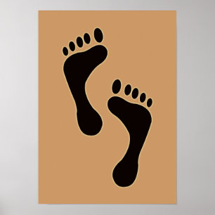 Footprints Poster