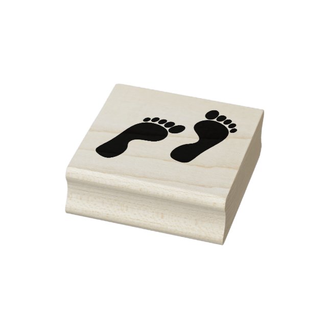 Footprints Rubber Stamp (Stamp)