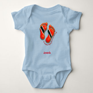 Footprints S2 Baby Tee BodySuit- Trini