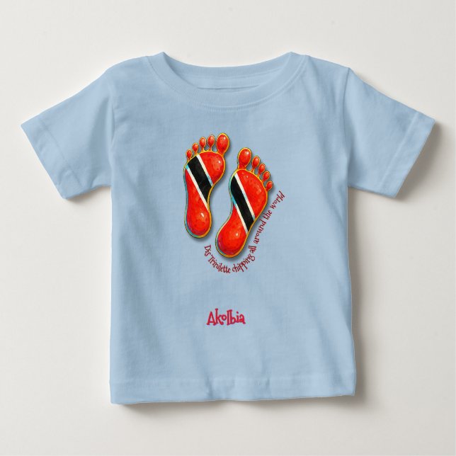 Footprints S2 Baby Tee - Trini (Front)