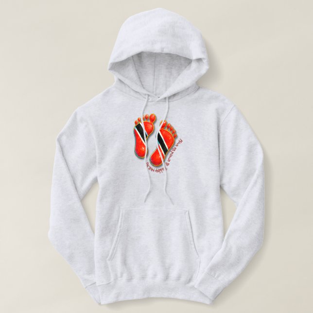  Footprints S2 Women's Hoodie - Trini (Design Front)