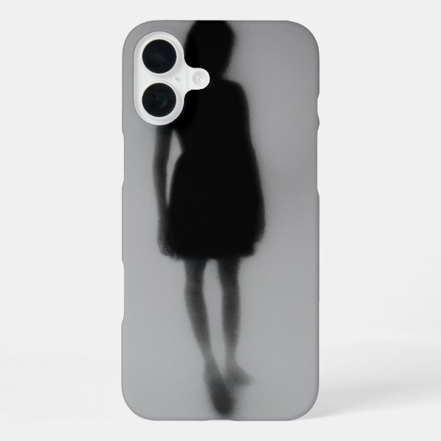 Footprints Vanishing in Fog iPhone Case (Back)