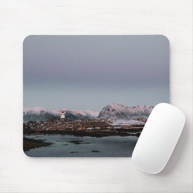 Foots of lighthouse mouse pad (With Mouse)