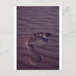 Footstep Postcard