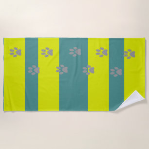 footsteps Beach Towel