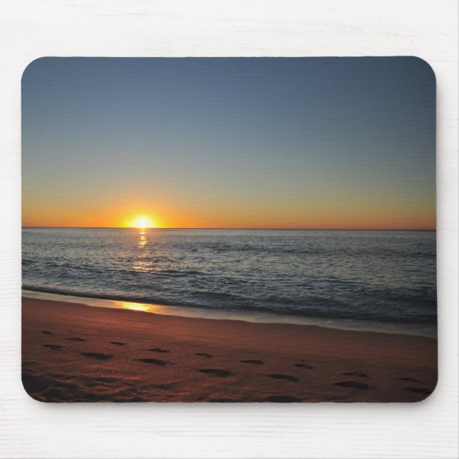 Footsteps by the Sunrise - Cabo Mouse Pad (Front)