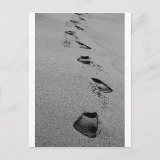 Footsteps Postcard