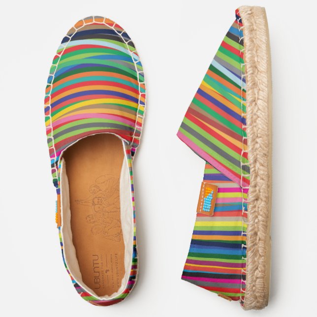  Footwear Espadrilles - Horizontal Stripe (Side)