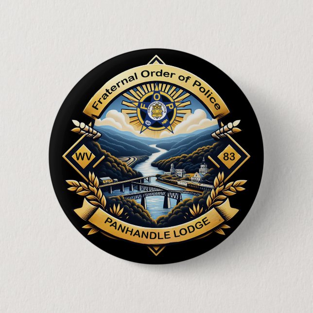 FOP Lodge 83 Button (Front)