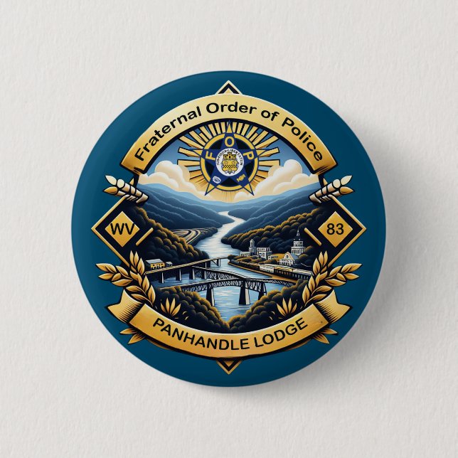 FOP Lodge 83 Button (Front)