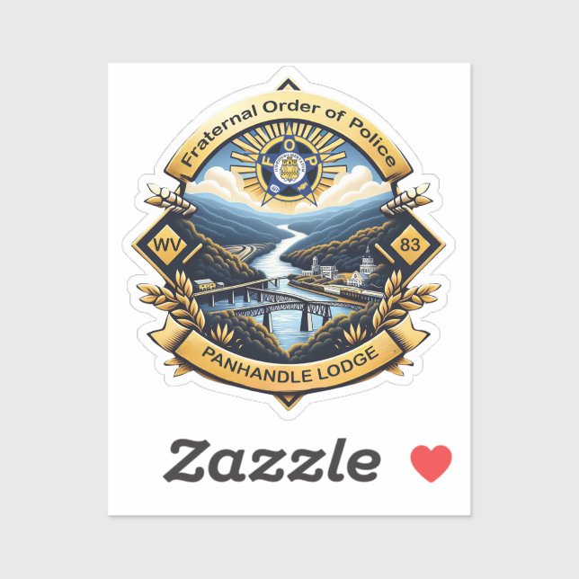 FOP Lodge 83 Sticker (Sheet)