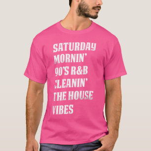 For 90S Rb Music Lovers  Saturday Morning 90S Rb V T-Shirt
