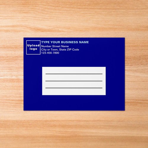 For A7 Card Size Blue Business Envelope