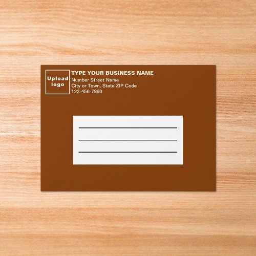 For A7 Card Size Brown Business Envelope