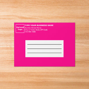 For A7 Card Size Pink Business Envelope