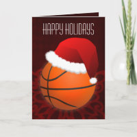 for a basketball player Christmas Cards