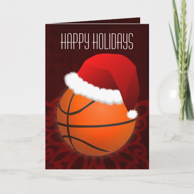 for a basketball player Christmas Cards (Front)