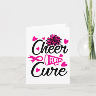 For A Cure Breast Cancer Awareness  Card