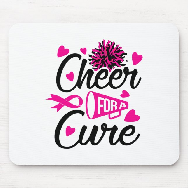For A Cure Breast Cancer Awareness  Mouse Pad (Front)