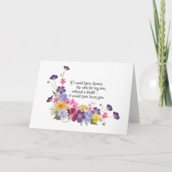 For A Daughter-in-law Card by SimoneSheppardDesign at Zazzle
