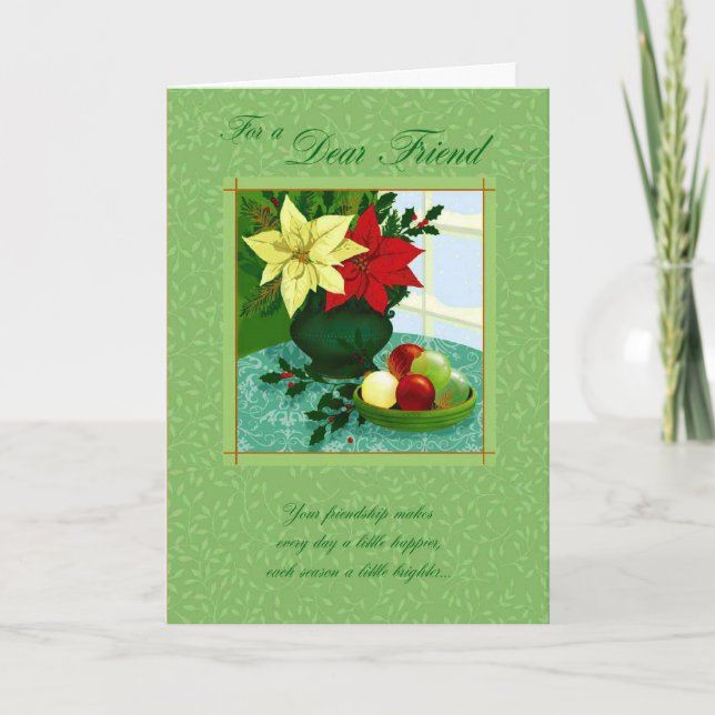 For a Dear Friend Holiday Card (Front)