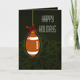 for a football player Christmas Cards