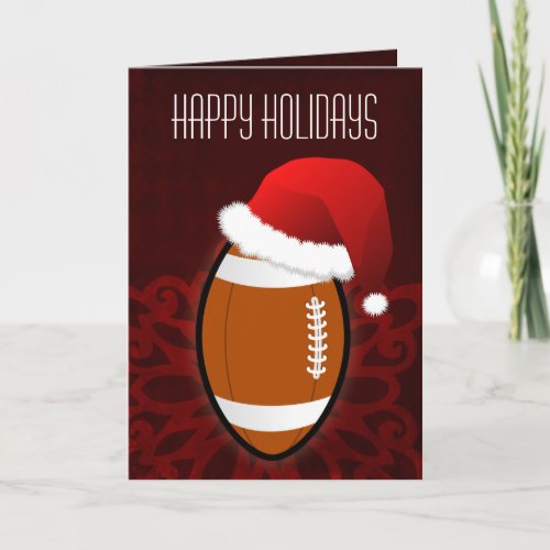 for a football player Christmas Cards