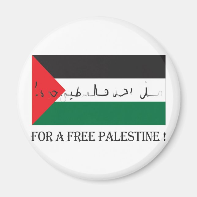 For a free palestine! magnet (Front)