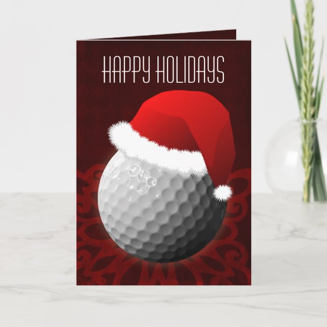 for a golfer Christmas Cards (Front)