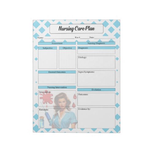 For A Living _ Nursing Care Plan Notepad