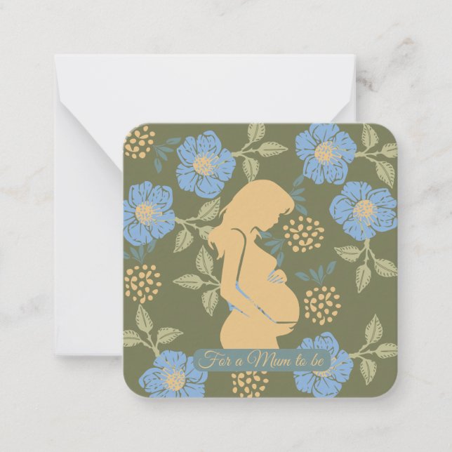 For a Mom to be Note Card (Front)
