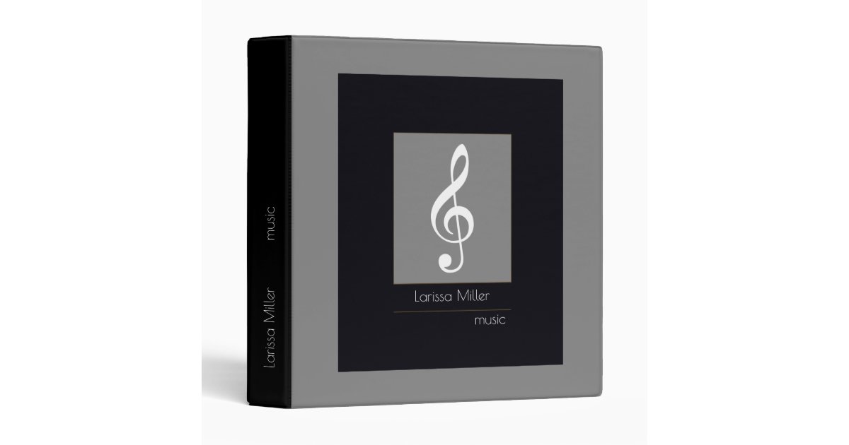 For a Musician, a Music 3 Ring Binder Zazzle