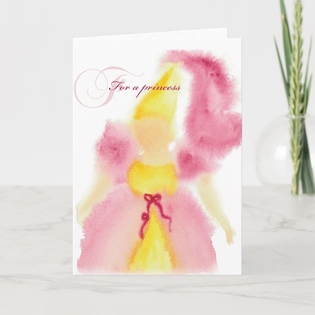 "For a Princess" greeting card (Front)