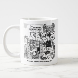 For a Sailor. Round the World Yachtsman - Funny Giant Coffee Mug