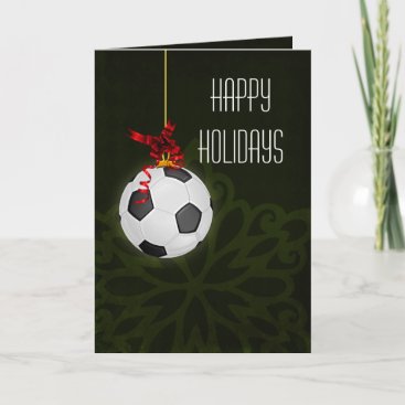 for a soccer player Christmas Cards