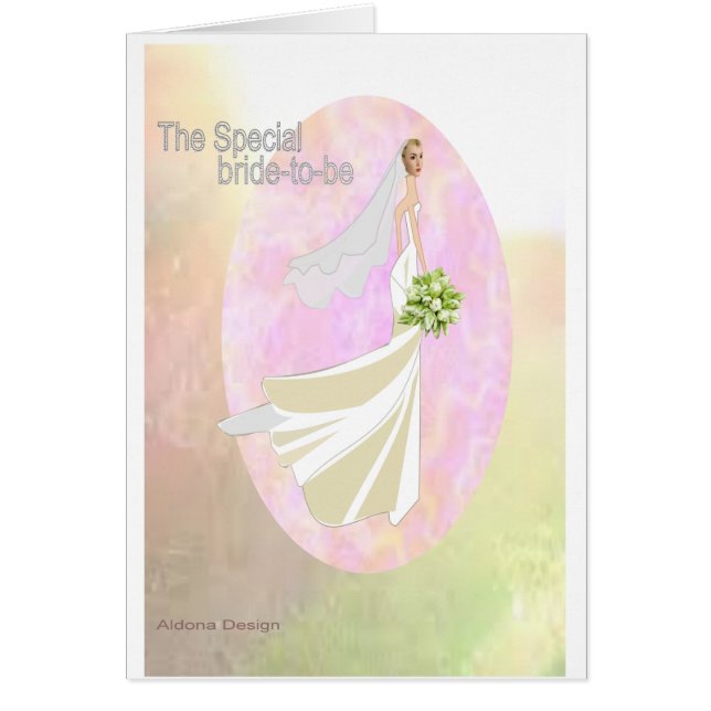 For a special Bride to be Cards (Front)