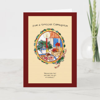 For A Special Caregiver Holiday Card