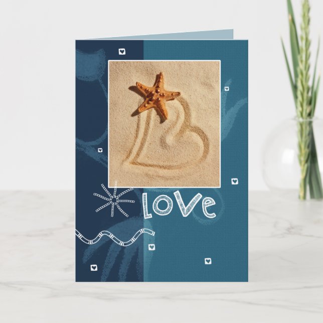 For a Special Couple on Valentine's Day Holiday Card (Front)