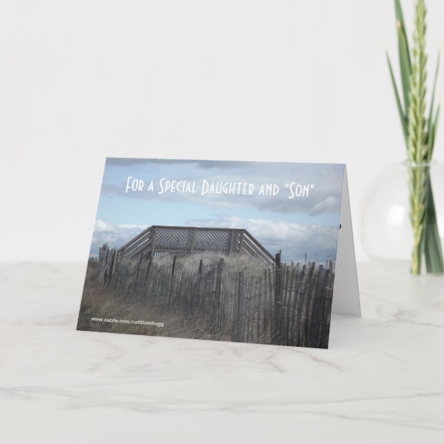 For a Special Daughter and "Son" Card (Front)