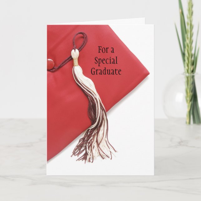 For a special graduate card (Front)