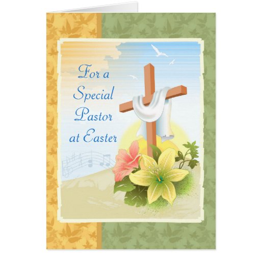 For a Special Pastor at Easter: Easter Card | Zazzle