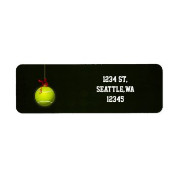 For A Tennis Player Address Labels by XmasMall at Zazzle