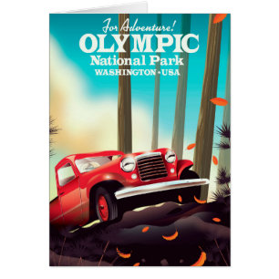 For Adventure! Olympic national park Washington. Cards
