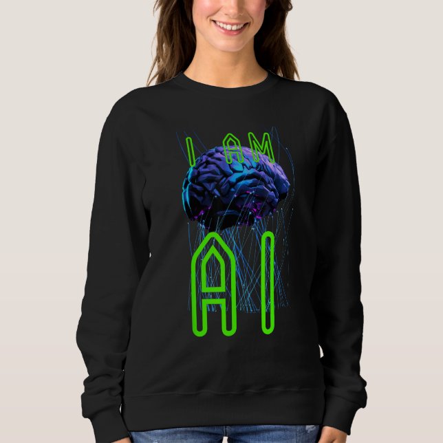 For all artificial intelligence advocates AI Sweatshirt (Front)